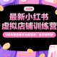 最新小红书虚拟店铺训练营，0成本适合新手，适合矩阵做-zw518网创导航
