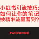 小红书引流技巧：如何让你的笔记被精准流量看到-zw518网创导航