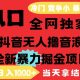 抖音无人直播最新撸音浪，小白可做，无脑日入1K+【-zw518网创导航】