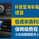 抖音蓝海车载U盘项目，低成本高利润保姆级教程，小白也能轻松月入过W【zw518网创导航】